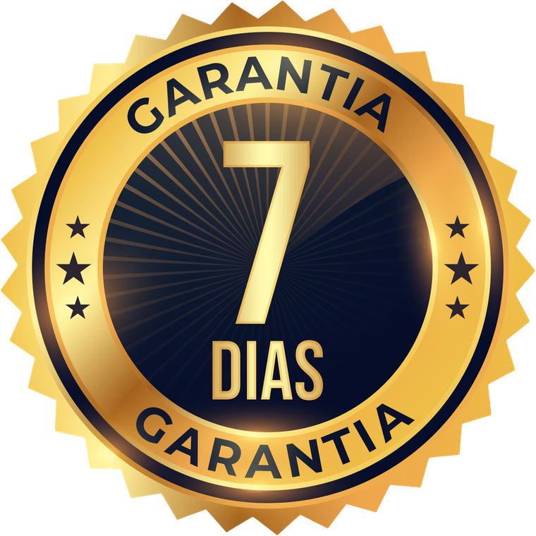 Selo de garantia incondicional de 7 dias